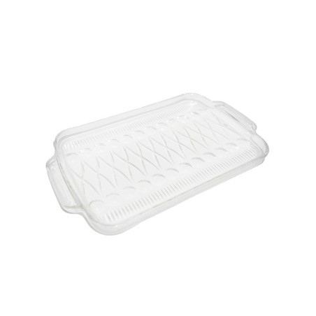 Bandeja Retangular De Vidro 33.6X20 CM