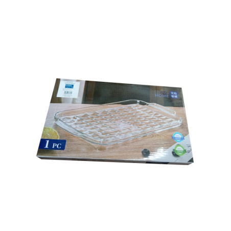 Bandeja Retangular De Vidro 33.6X20 CM