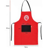 Kit De Cozinha 3 PÇS Luva/Avental/Porta Panela