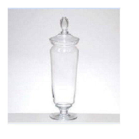 Bomboniere Vidro Com Tampa 37X11 CM