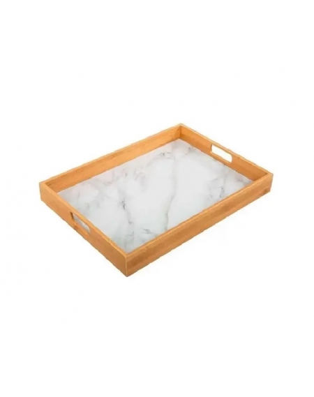 Bandeja De Bambu 34.6X24.7 CM