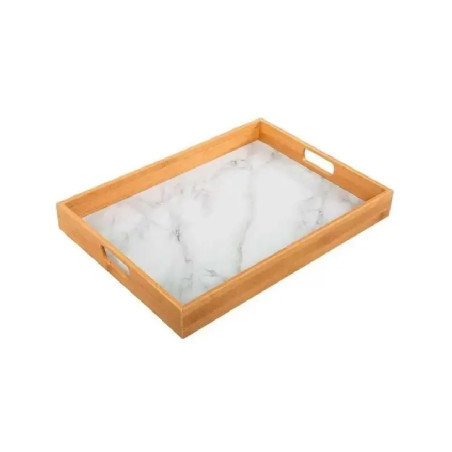 Bandeja De Bambu 39X27.7X4.5 CM