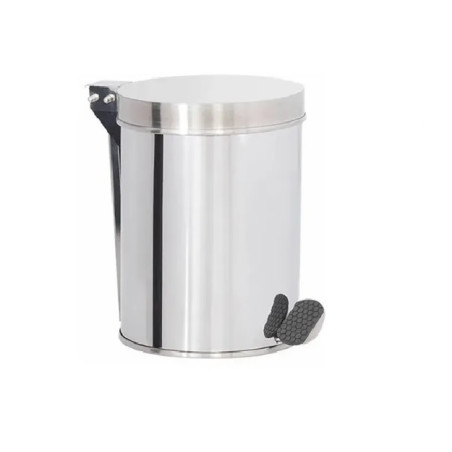 Lixeira Inox C/ Pedal 07 Lts 20X25 Alt.