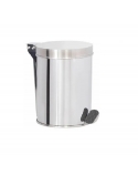 Lixeira Inox C/ Pedal 10 Lts 20X30