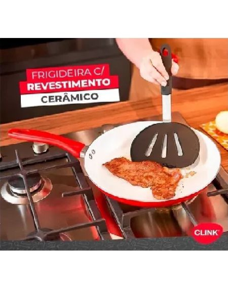 Frigideira Rev Ceramica E Cabo Silicone 24 CM