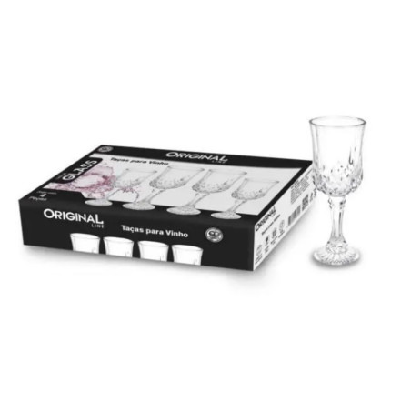 Taca Para Vinho 196 ML 04 PCS
