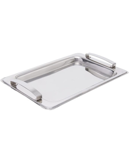 Bandeja Inox Ret. C/ Alça 35CM Delhi