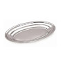 Travessa Oval Funda Aço Inox para Servir 30cm