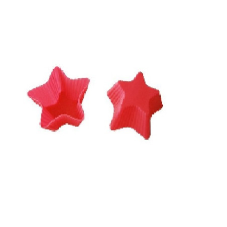 Forma De Silicone Estrela 06 Pcs