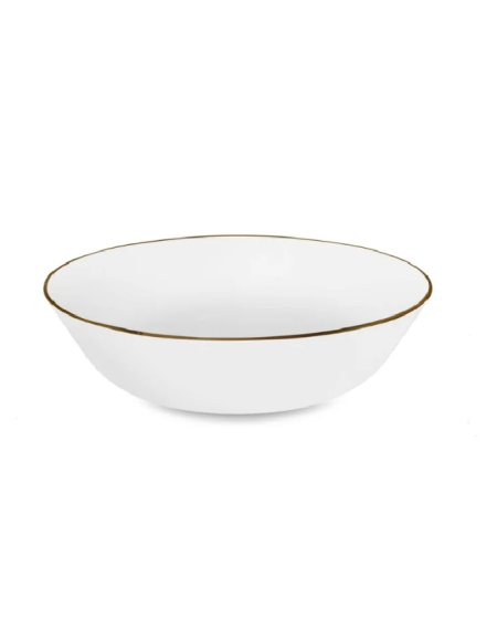 Saladeira Borda Dourada Sofia 26 CM
