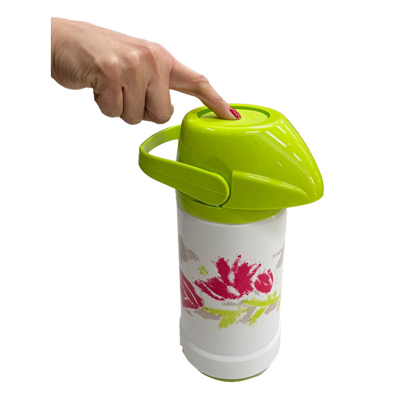 Garrafa Termica GLT Pressao Floral 500ML Garrafa Termica GLT Pressao Floral 500ML