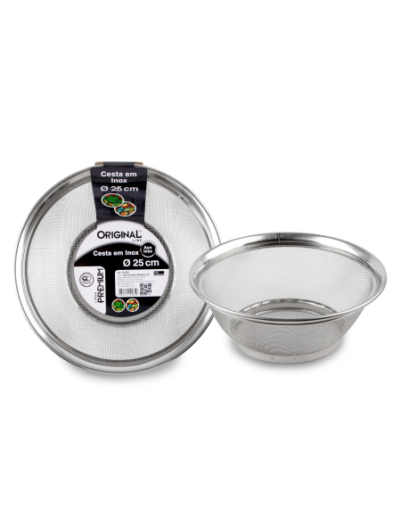 Cesta Em Inox Premiun 25 CM