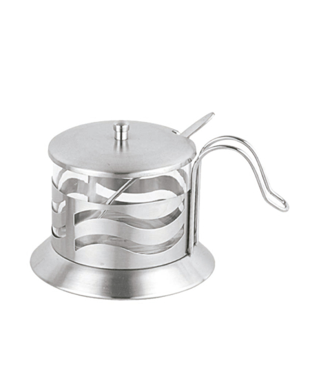 Açucareiro em Aço Inox com Colher