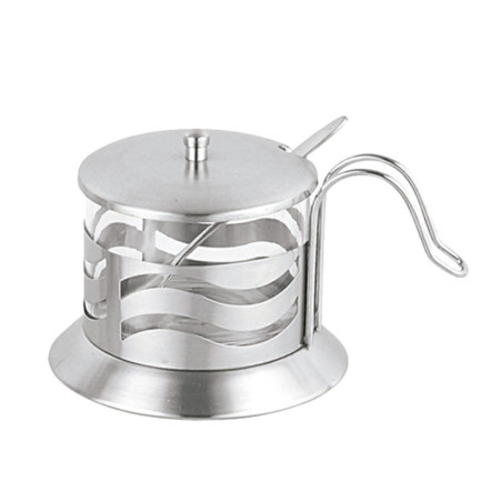 Açucareiro em Aço Inox com Colher