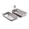 Cuba Aço Inox GN 1/1 Retangular Inteira 14,0L