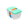 Jogo De Pote Tampa Transparente 03 Pcs