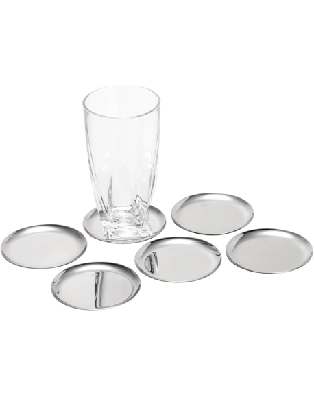 Porta Copo Aço Inox 8,9 CM