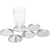 Porta Copo Aço Inox 8,9 CM