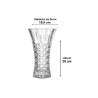 Vaso Decorativo Crystal 15.8X29.5 CM