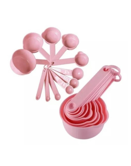 Jg Xicara E Colher Medidora 11 Pcs