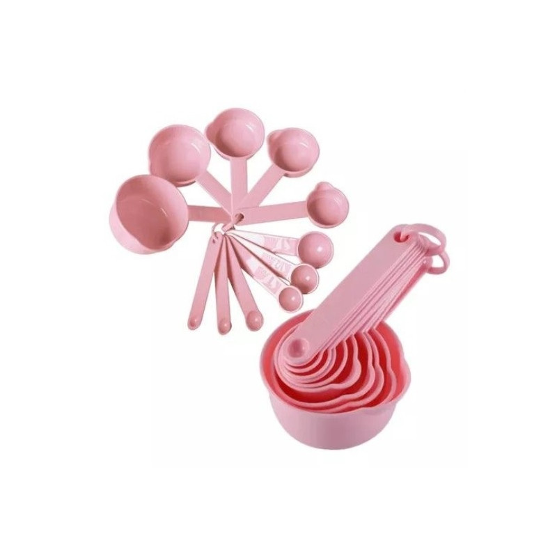 Jg Xicara E Colher Medidora 11 Pcs