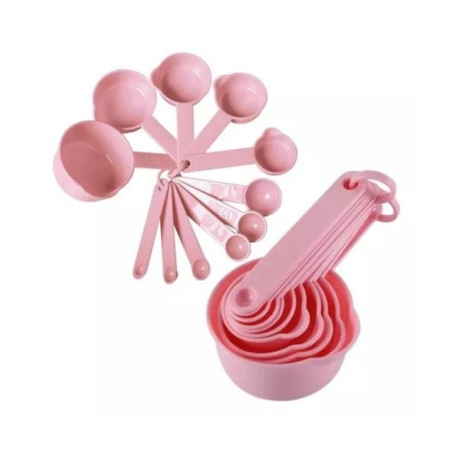 Jg Xicara E Colher Medidora 11 Pcs