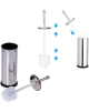 Escova Sanitária Com Base De Inox