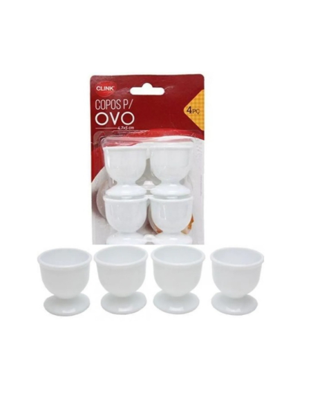 Kit 4 Copos De Ovo
