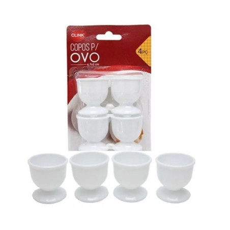Kit 4 Copos De Ovo