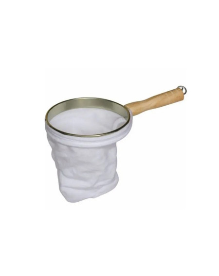 Coador para cafe malha dupla cabo madeira 11 cm - Loja Apolo