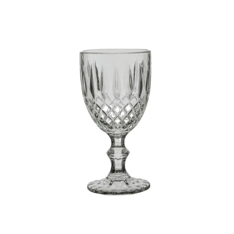 Jogo de taca quartzo incolor 340ml 6 pecas - Loja Apolo