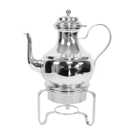 O Samovar Elegance Banho Maria Prata Apolo 43cm – 3L é fabricado em Prata Apolo de excelente qualidade. Beleza e durabilidade.