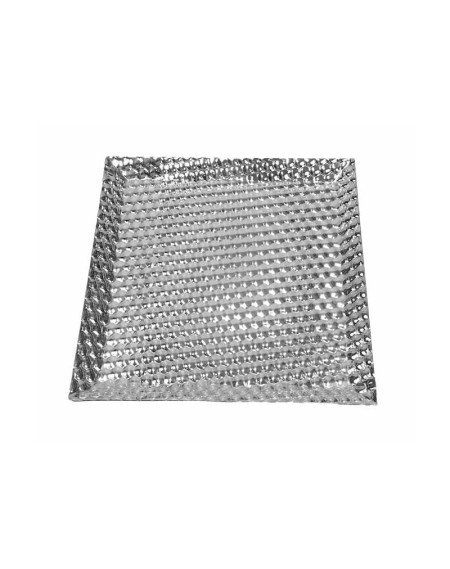 Bandeja martelada quadrada 30 X 30 cm