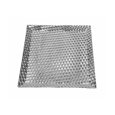 Bandeja martelada quadrada 30 X 30 cm