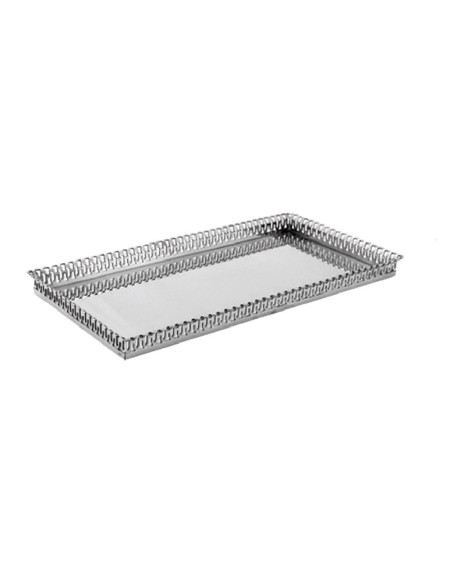 Bandeja Retangular C/ Grade - 40X20CM
