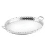 Bandeja Oval C/ Grade Lisa Alta- 50X40CM