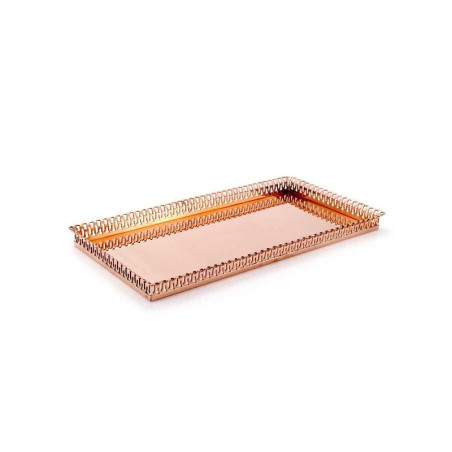 Bandeja Retangular C/ Grade - 40X20CM
