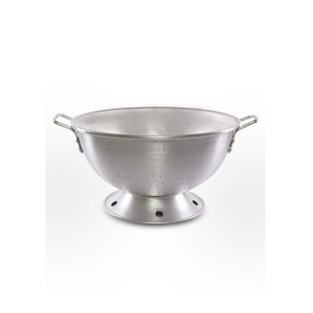 Tacho Furo Grosso c/ Pé nº 35 Alumínio Profissional Ø35cm