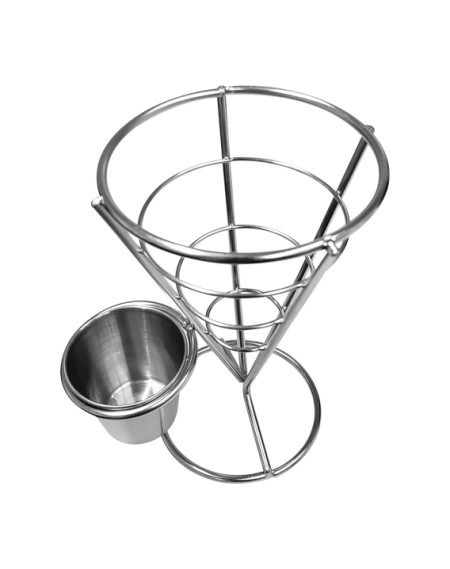 Cesta Cone Inox - Loja Apolo