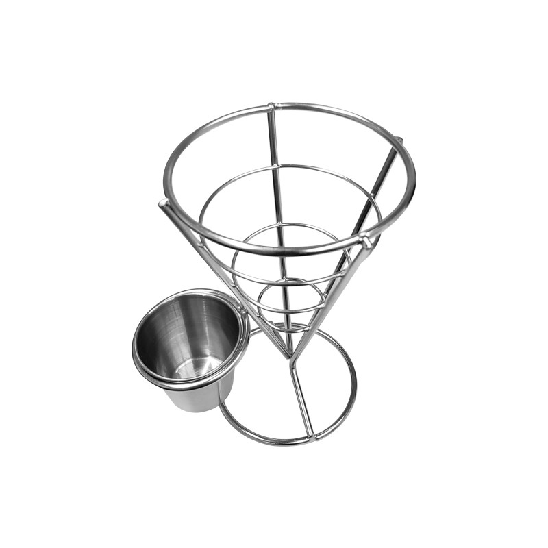 Cesta Cone Inox - Loja Apolo