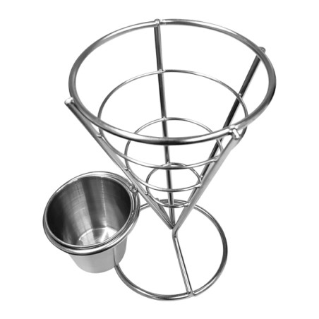 Cesta Cone Inox - Loja Apolo