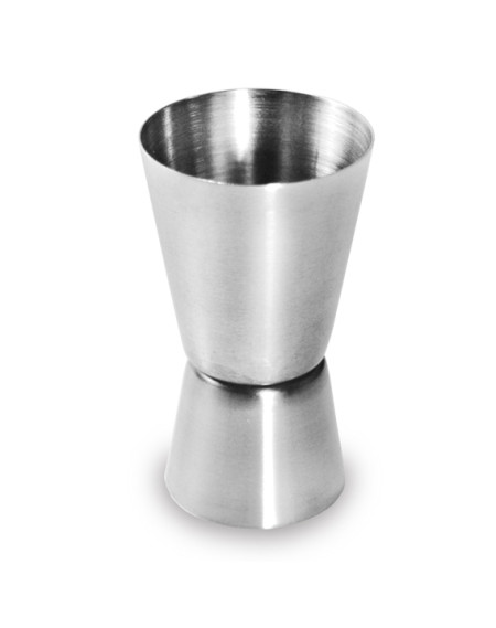 Copo medidor inox com 2 capacidade 40ml / 20ml - Loja Apolo