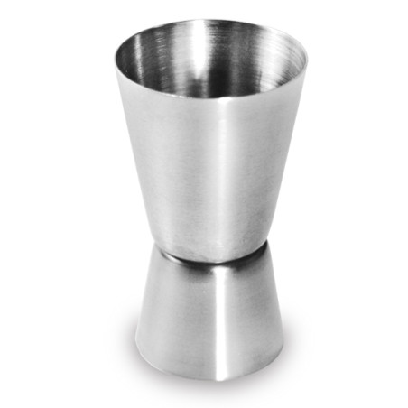 Copo medidor inox com 2 capacidade 40ml / 20ml - Loja Apolo