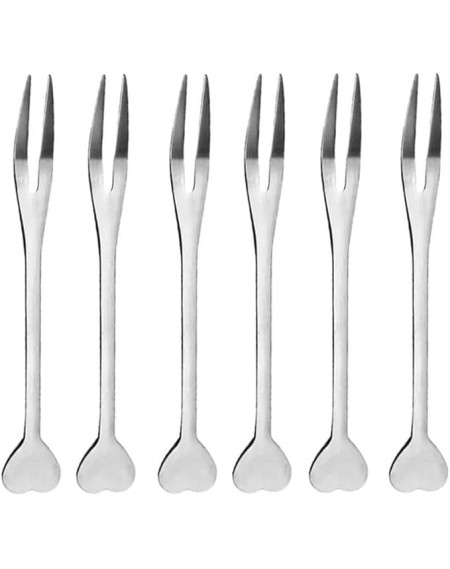 Garfos para petiscos kit com 6 peças inox - Loja Apolo