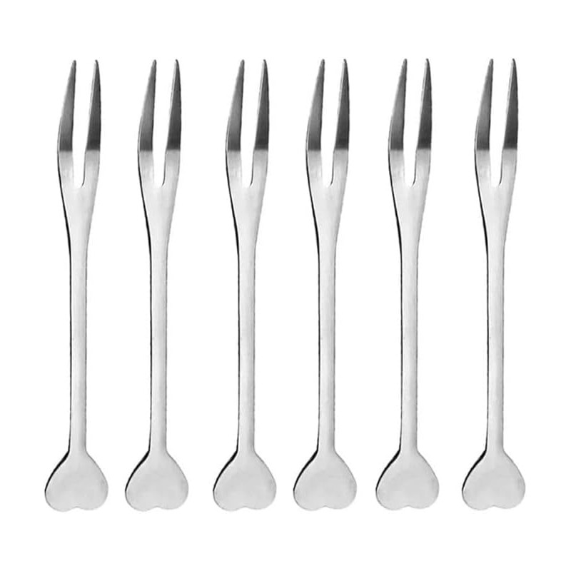 Garfos para petiscos kit com 6 peças inox - Loja Apolo Garfos para petiscos kit com 6 peças inox - Loja Apolo