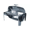 Rechaud retangular com tampa visor basculante inox - Loja Apolo