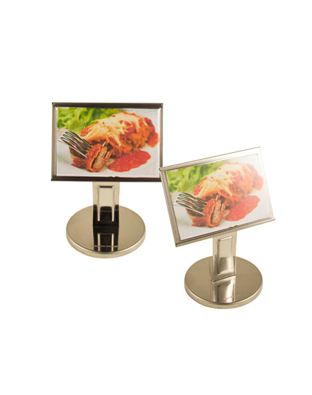 Display Inox 10X13 CM - Loja Apolo
