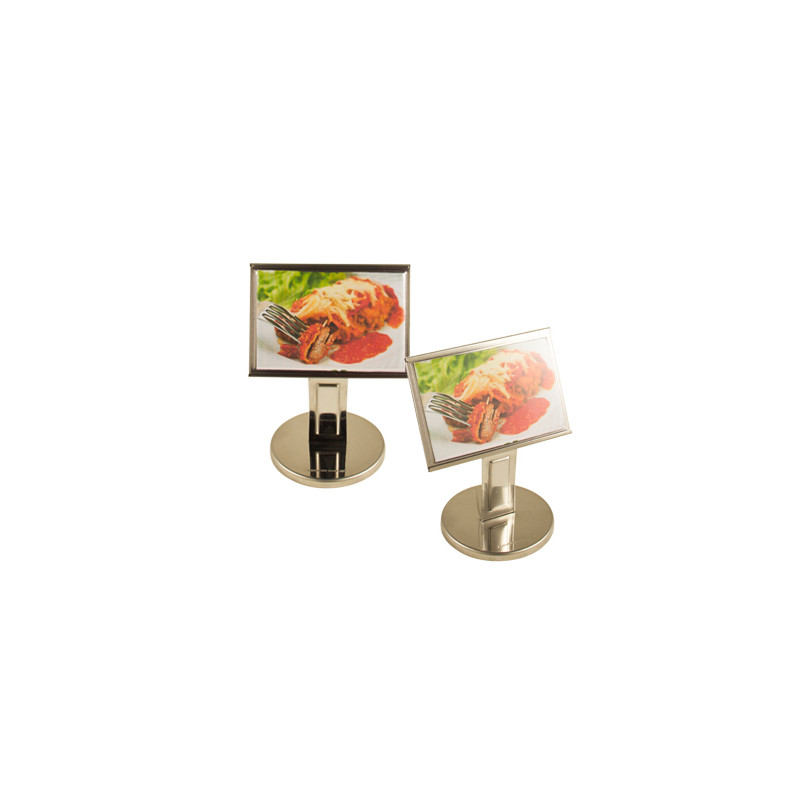 Display Inox 10X13 CM - Loja Apolo