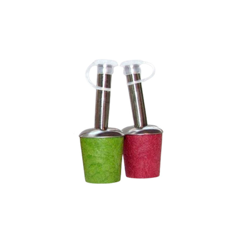 Bico dosador polimero 02 pecas p ( 71 ) verde/vermelho - Loja Apolo