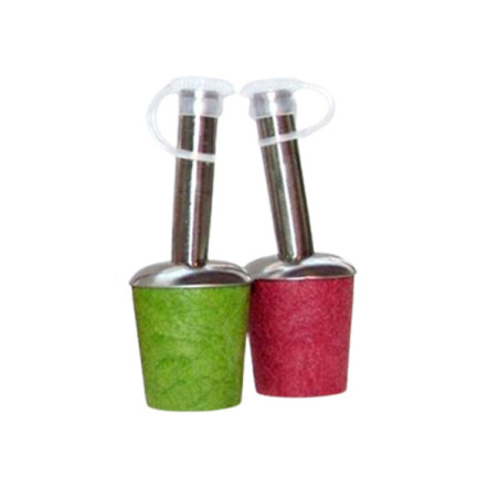 Bico dosador polimero 02 pecas p ( 71 ) verde/vermelho - Loja Apolo